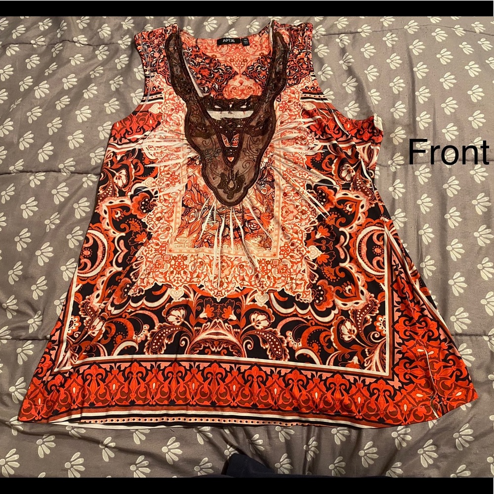 Apt 9 XL Loose fitting tank EUC
